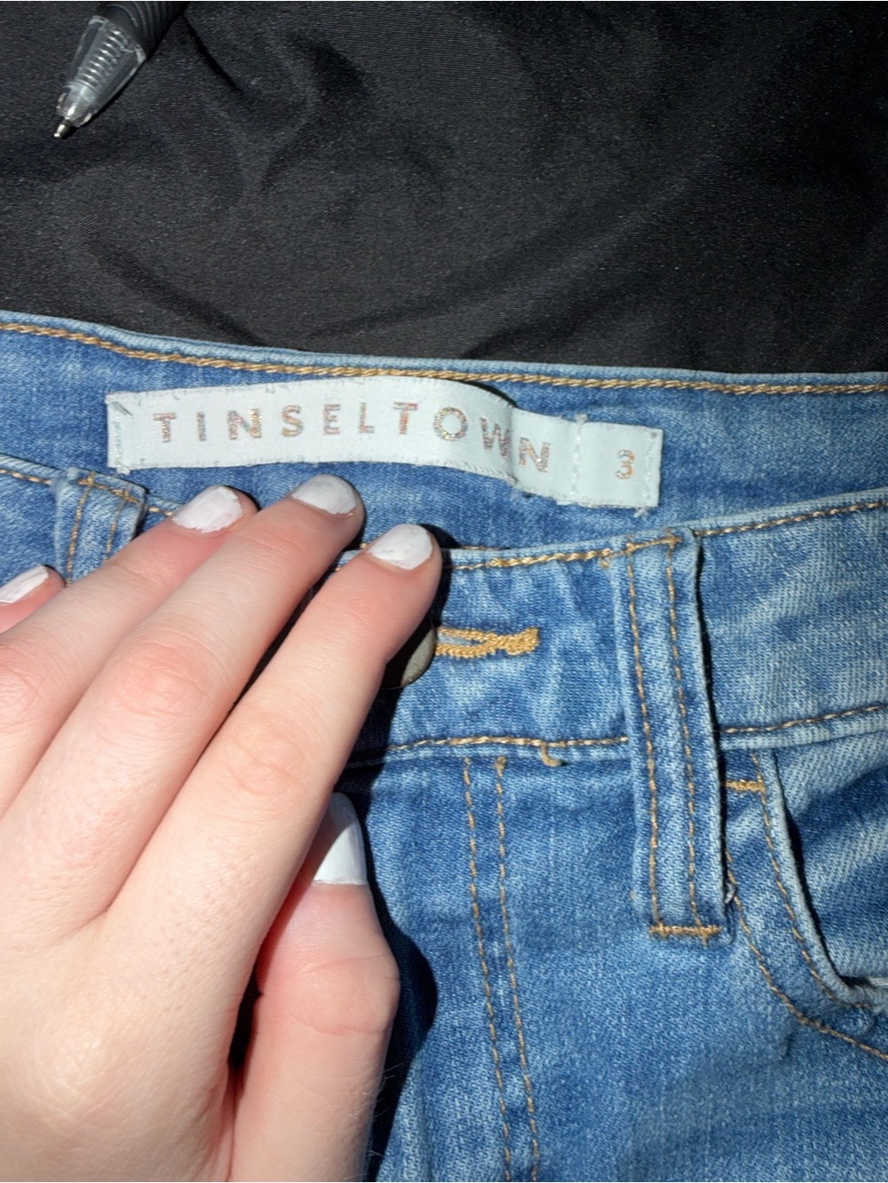 Tinseltown High-Rise Blue Denim Jeans
